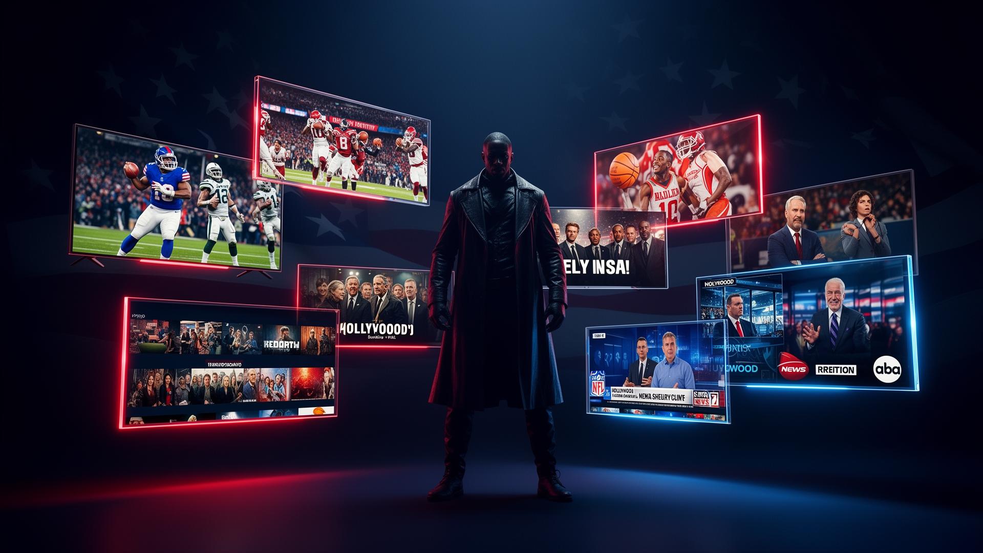 USA IPTV streaming on multiple screens